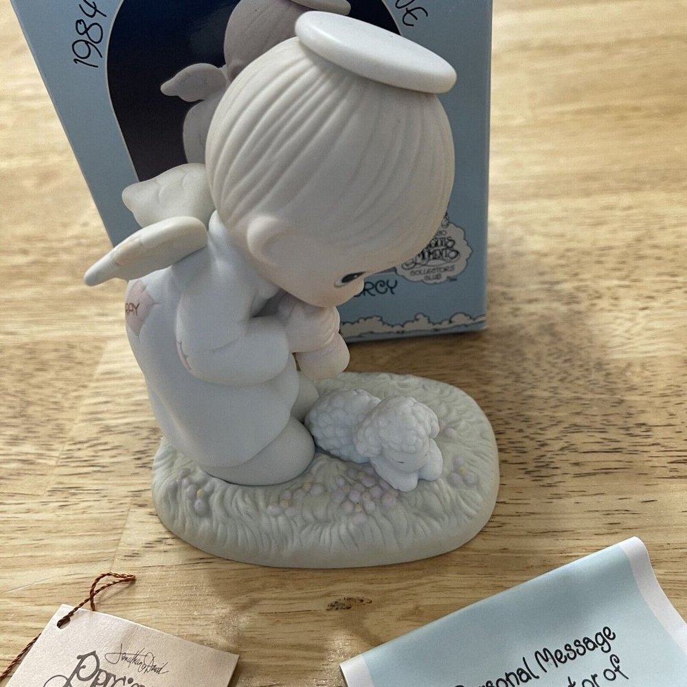 Vtg Precious Moments God's Ray of Mercy 1984 Collectors Club Members Only PM-841